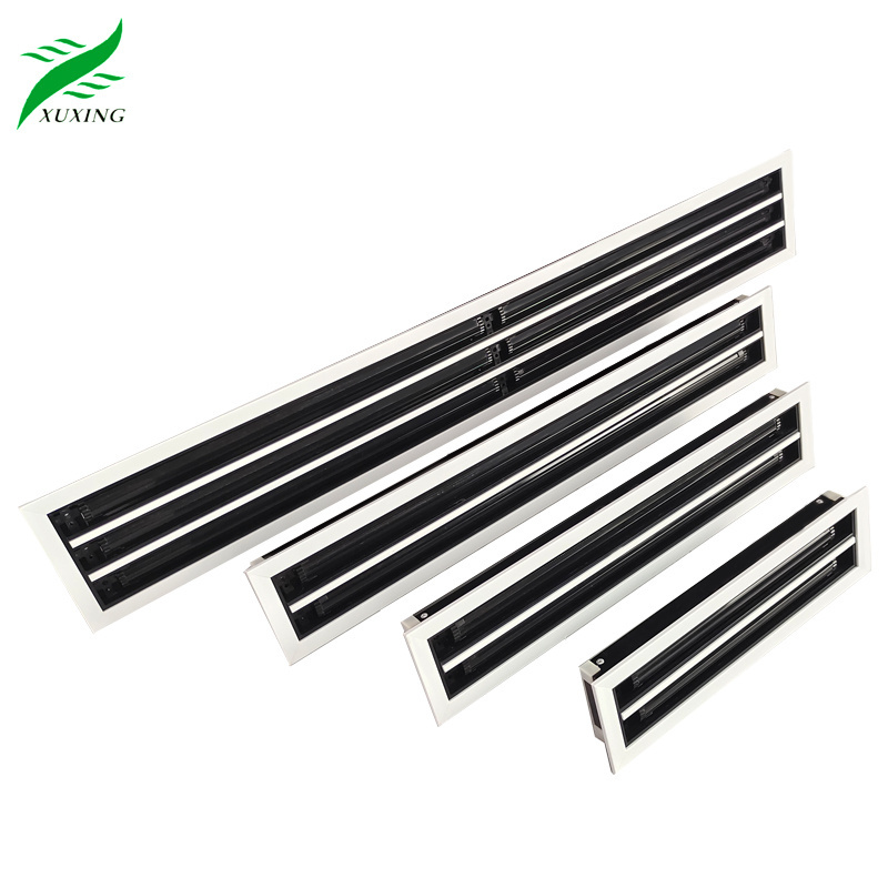 HVAC Ventilation Adjusted Vent Duct Cover Grille Ceiling Aluminum Linear Slot Diffuser Air Vent Grill