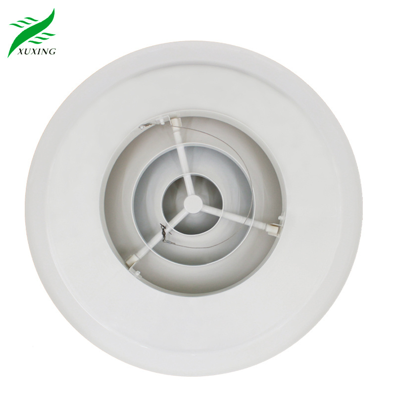 Hvac Air Conditioner Ceiling Supply Air Diffuser Aluminum Adjustable Circular Round Diffusers