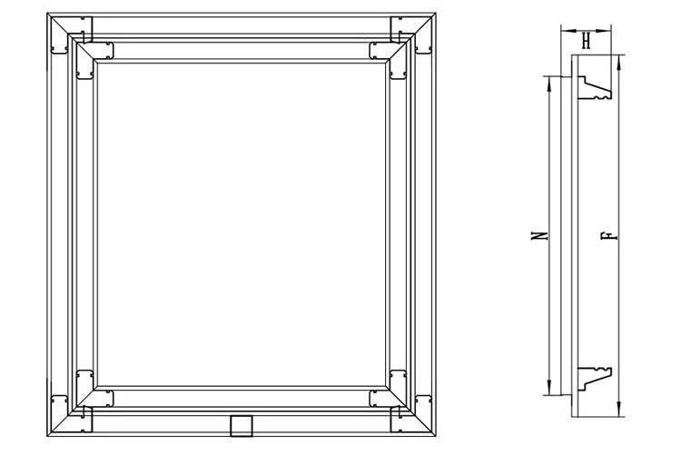 high quality Access Panel / Drywall Trapdoor/drywall accessories