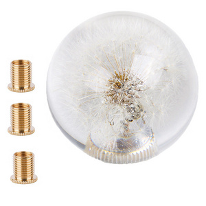 Universal 70MM Crystal Ball Dandelion Manual Automatic Transmission Car racing Shifter Lever Gear Shift Knob