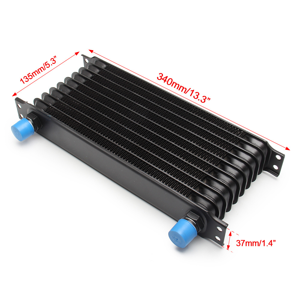 Universal 10 15 Row AN10 Aluminum Japanese Style Japan Car Racing Auto Parts Engine Radiator Transmission Oil Cooler