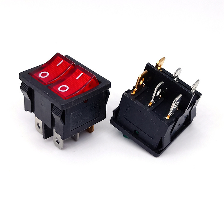 kcd2 kcd5 kcd11 kcd3 kcd4 momentary rocker switch 2/3/4/6 pins Spst Dpst  Rocker Switches