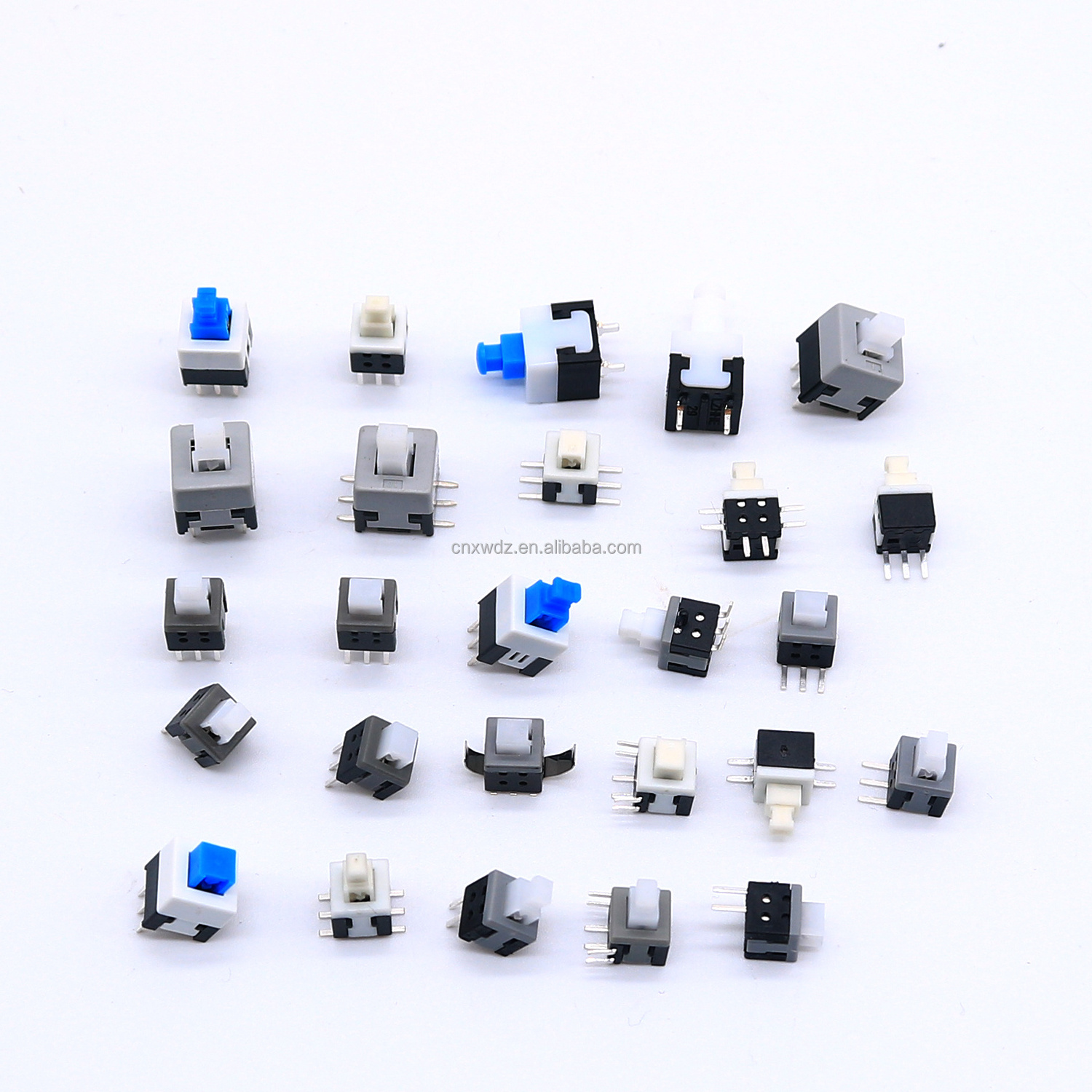 Push Button Self-Locking Push Button Switch 5.8x5.8 7x7 8x8 8.5x8.5 PCB Tactile Self Latching Locking 6 Pin SMD