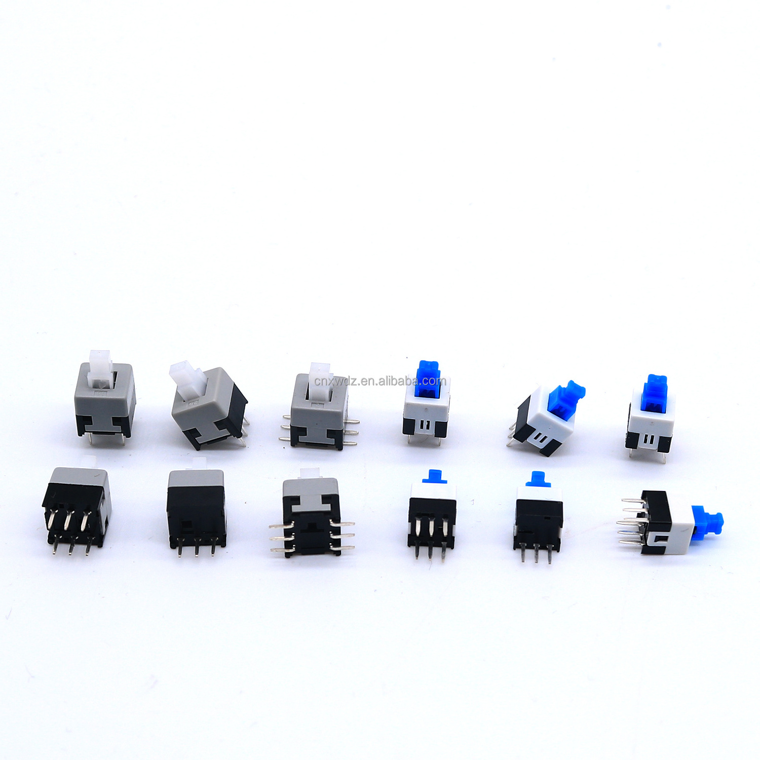 Push Button Self-Locking Push Button Switch 5.8x5.8 7x7 8x8 8.5x8.5 PCB Tactile Self Latching Locking 6 Pin SMD