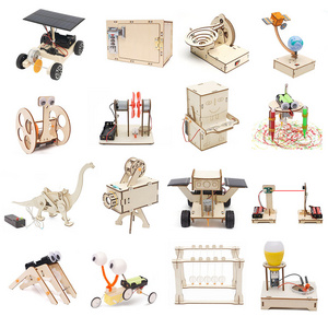 New Stem Toys Educational 3D Wood Puzzle Kit Science Assembly Montessori Wooden Toys for Kids