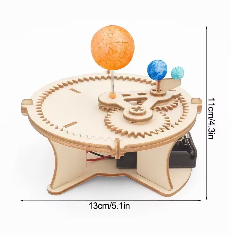 Kids Fun Building STEM toys educational Balancing 3D Wooden Assembly Model Car Science Kit for Kids