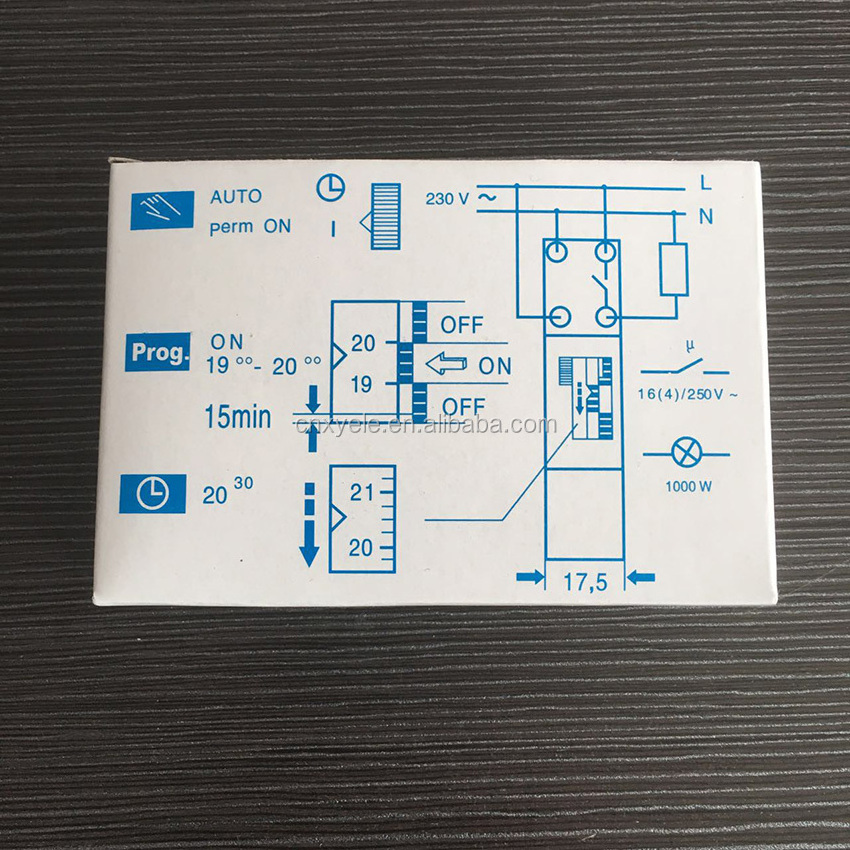 DIN Rail Timer 220VAC Programable Time Switch SUL180a