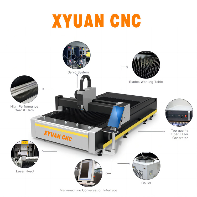 electric hand engraving machine CNC 1000w 3000w fiber laser cutting machine 3015 Laser metal Cutting Machine