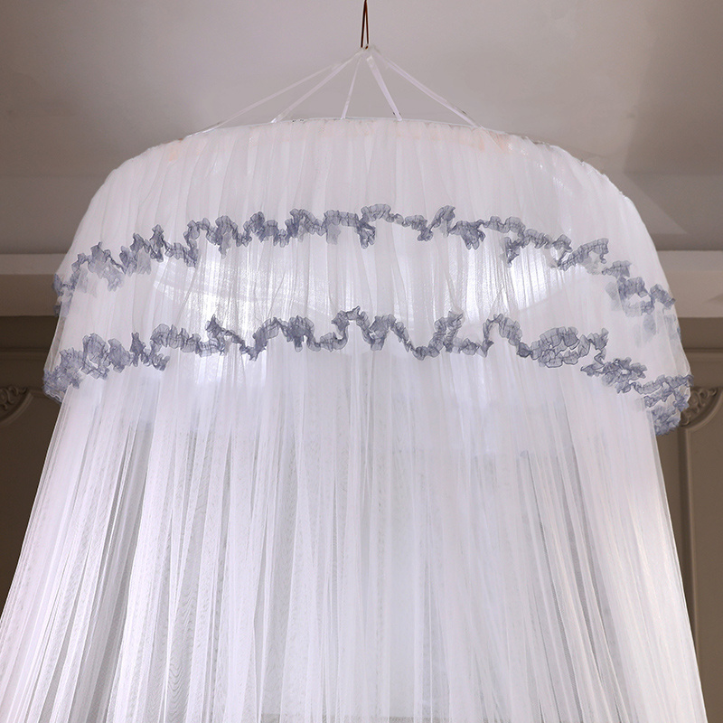 Good Price Hanging Bed Net White Round Canopy Sustainable Folding Mosquito Net