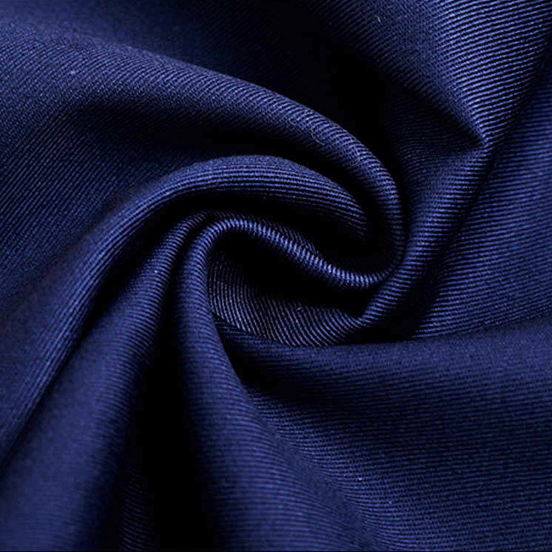 Factory supply 100% cotton woven uniform fabric 21*21s 108*58 3/1 twill workwear fabric