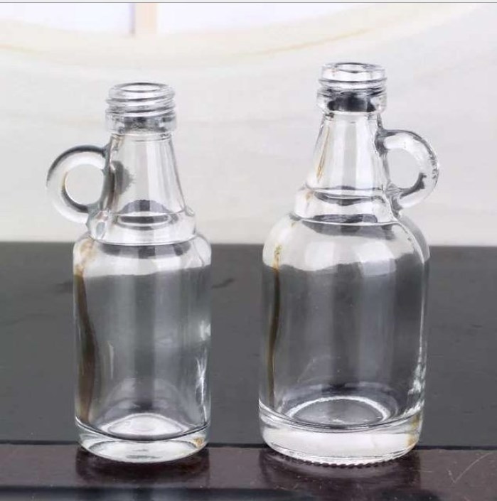 35ml 50ml 100ml Gallon Glass Growler Red Wine Jugs Glass Beer Jug Glass Bottle With Handle For Wine Liquor Bottles