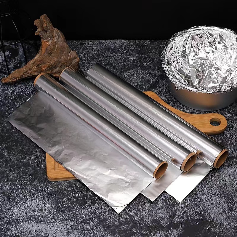 Tin foil roll thickened large roll baked barbecue package home kitchen tin foil oven grilled fish