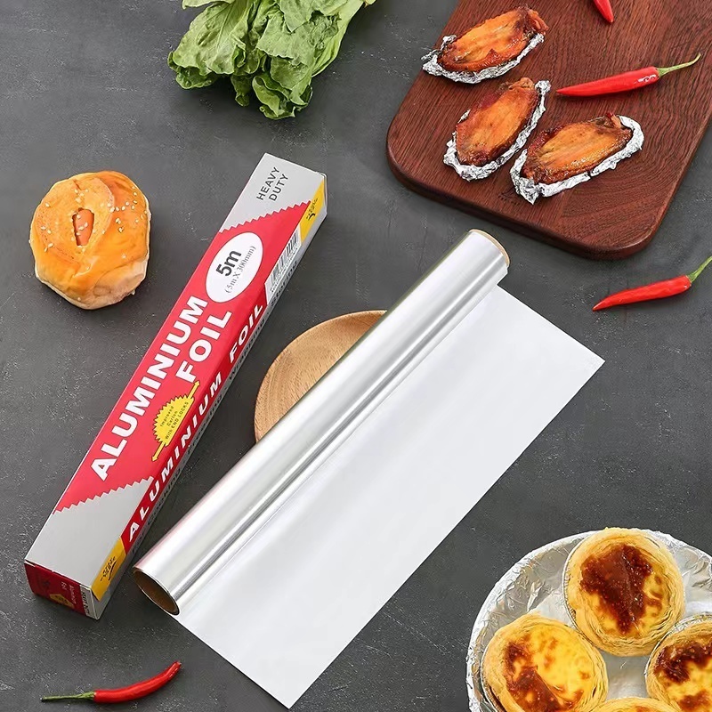 Tin foil roll thickened large roll baked barbecue package home kitchen tin foil oven grilled fish