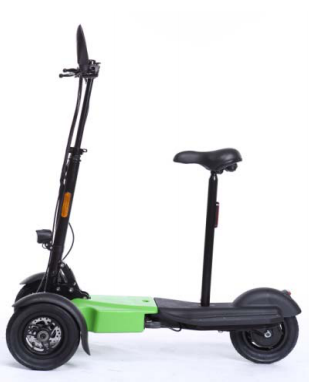 2018 Foldable Mini Three Wheel Electric Drift Scooter With Removable Seat motor