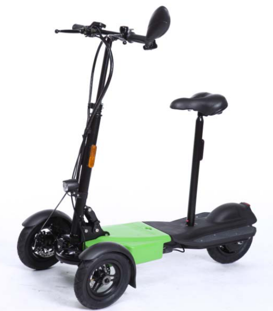 2018 Foldable Mini Three Wheel Electric Drift Scooter With Removable Seat motor