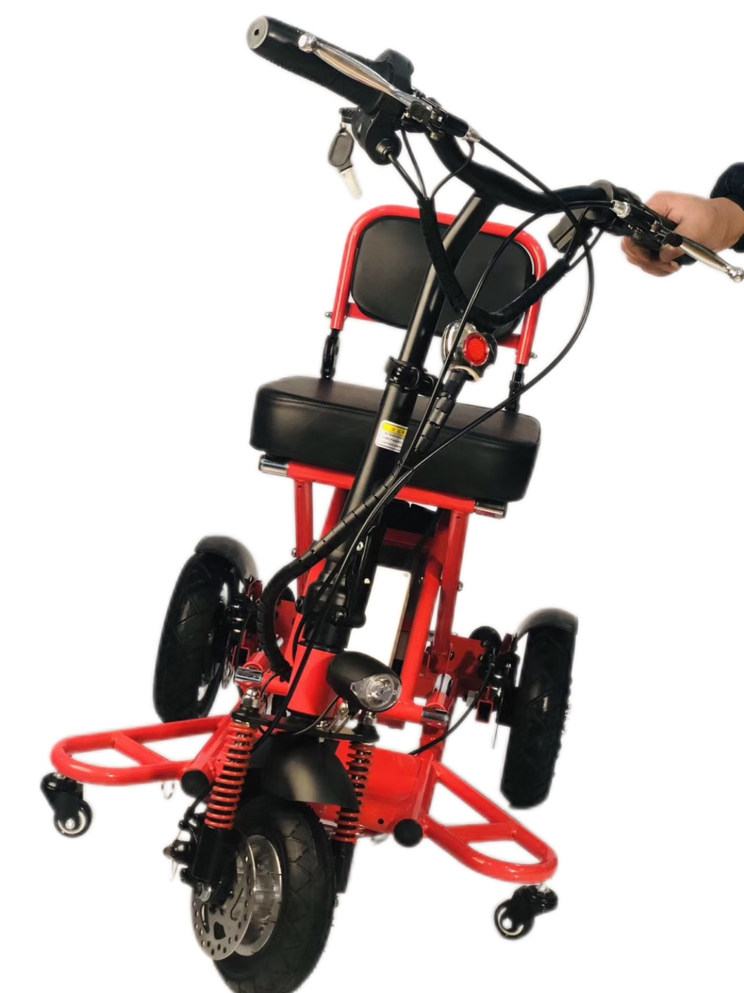 Hot Sale Unique Design 48V Dual 350W*2 Mobility Scooter Folding E-Scooter Three Wheels Disc Brake Disable Scooter