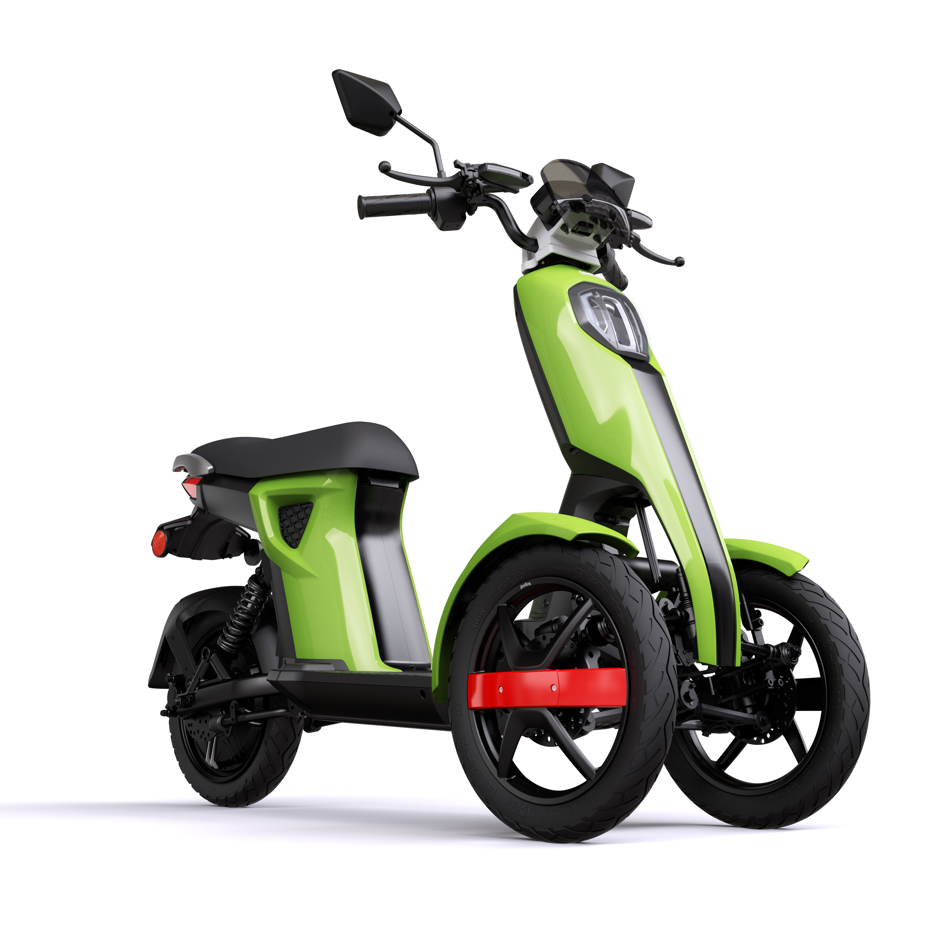 2023 Cheap Upgraded Electric Tricycle 3 Wheels 500W 48V Electric Scooter with Seat For Adults