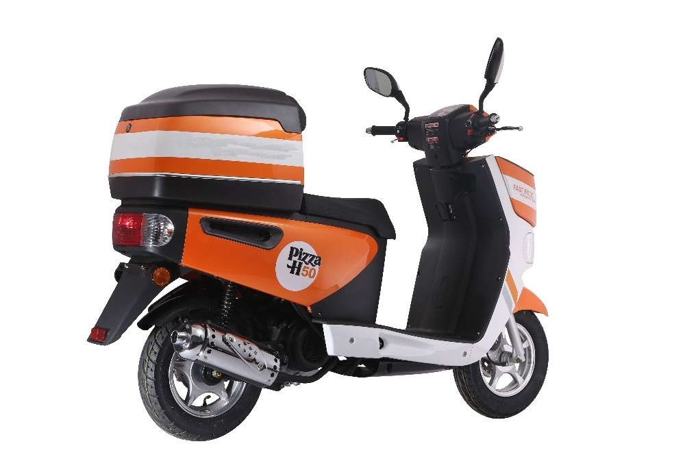 2024 Cheap 50cc PIZZA Delivery  scooter  hot selling  motorcycle with big box