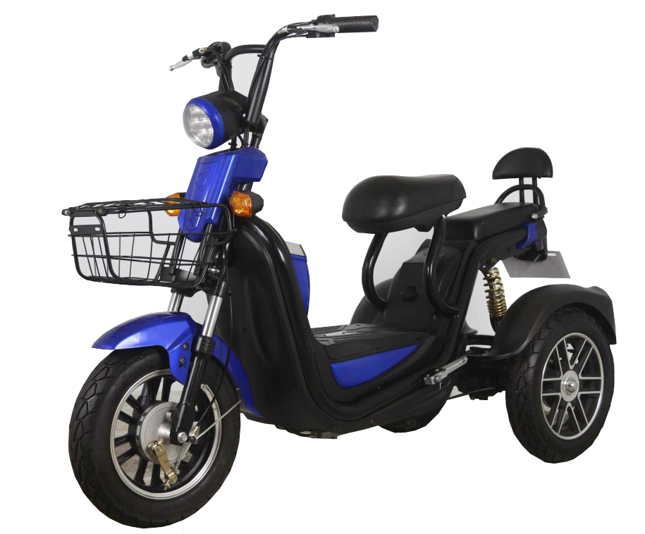 Docker 3 wheel electric trike tricycle motorcycle for 2 adults