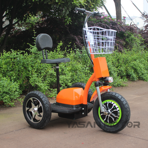 500w/750W/1000W  ZAPPY 3 Wheel Basket Electric Scootor Foldable moped scooter with seat For Elderly and Disabled