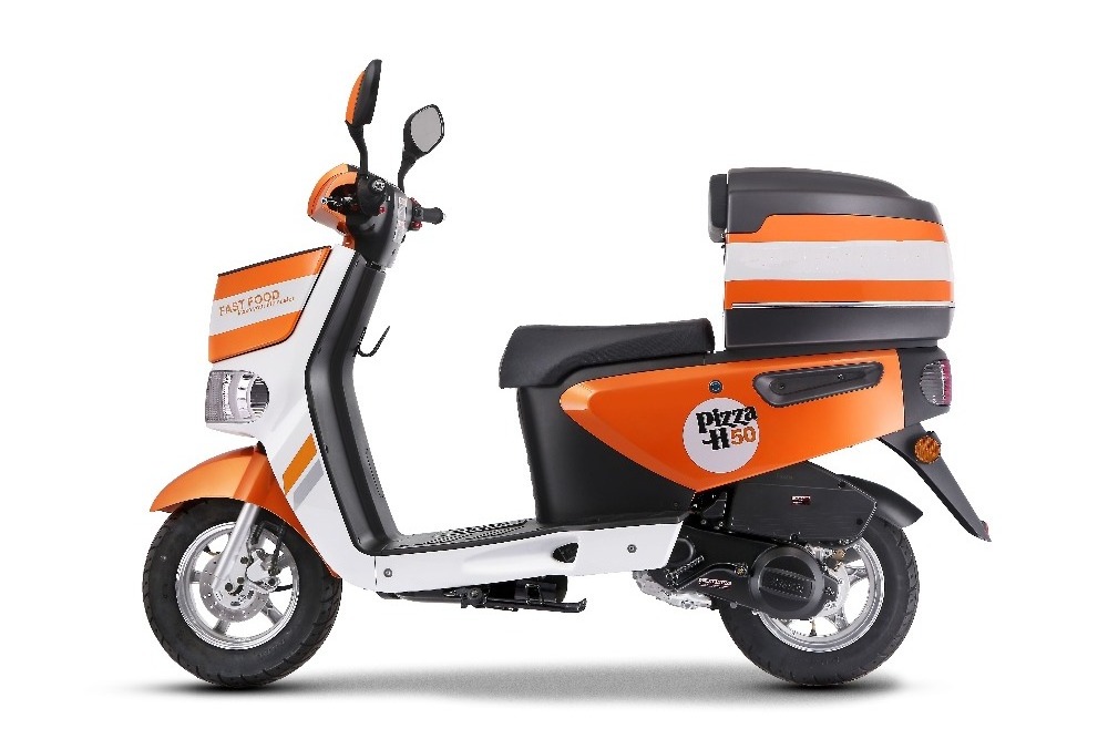 2024 Cheap 50cc PIZZA Delivery  scooter  hot selling  motorcycle with big box