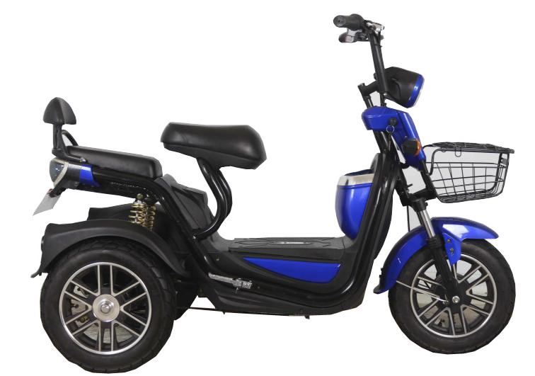 Docker 3 wheel electric trike tricycle motorcycle for 2 adults