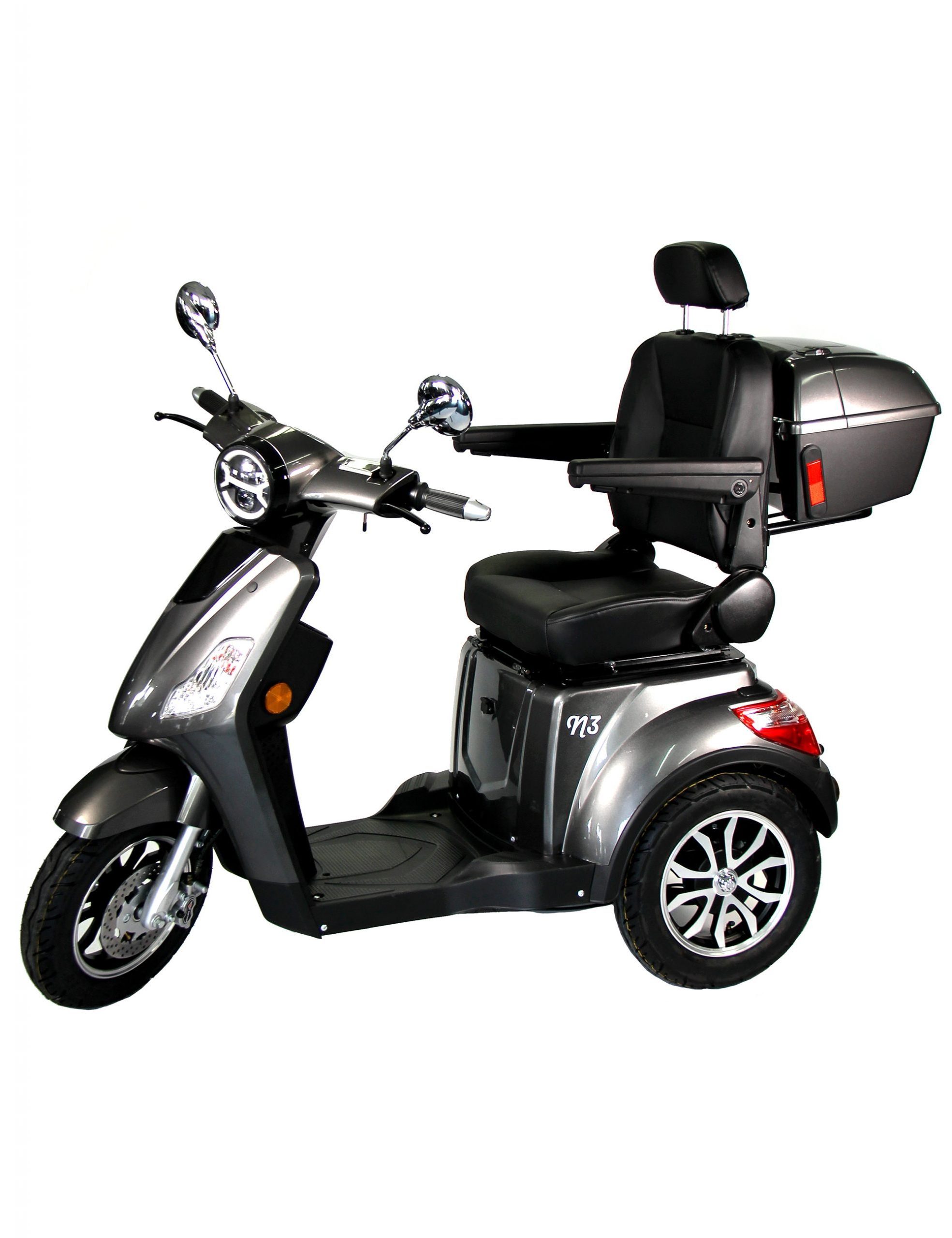 Powerful Large 3 wheel with canopy roof electric  mobility scooter