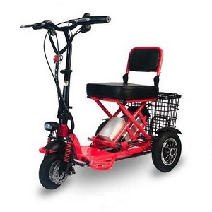 Hot Sale Unique Design 48V Dual 350W*2 Mobility Scooter Folding E-Scooter Three Wheels Disc Brake Disable Scooter