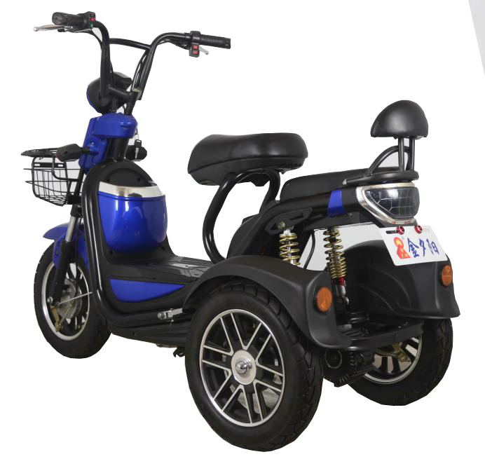 Docker 3 wheel electric trike tricycle motorcycle for 2 adults