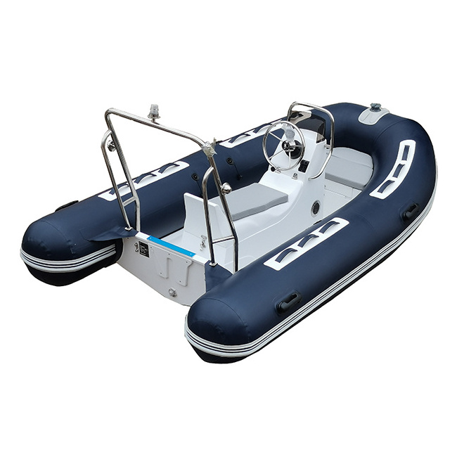 11ft PVC/Hypalon/Orca RIB 330 Fiberglass Inflatable Boat With Jocky Seat Console