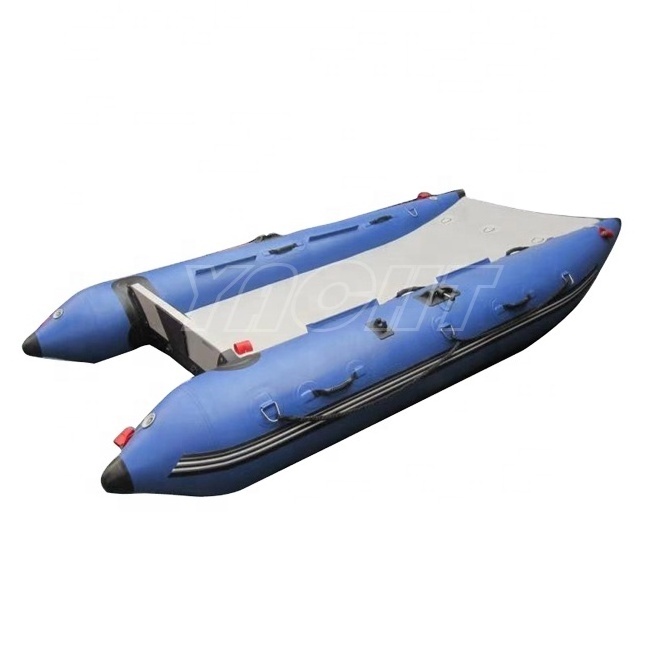 CE Certified Open Bow High Speed Inflatable Catamaran 380 for Sale!