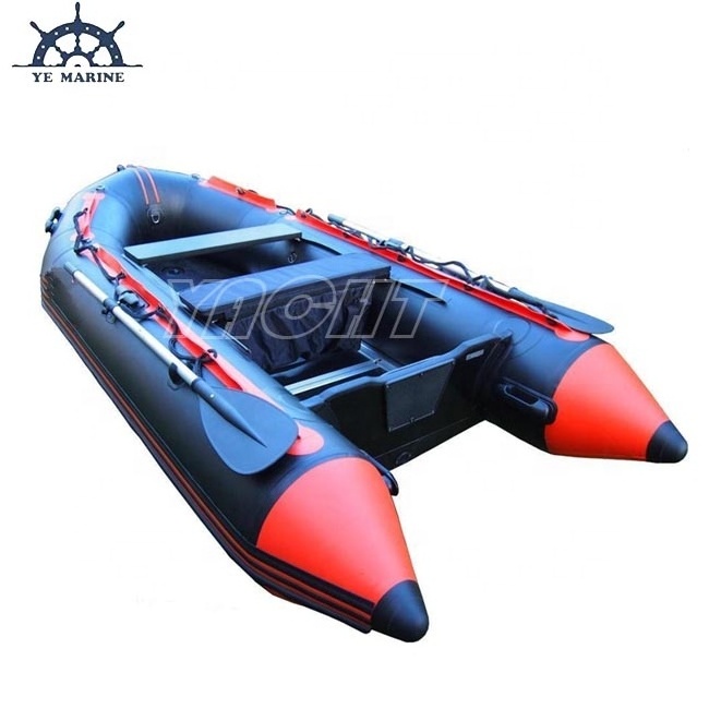 12ft 5 Person Aluminum Floor Hypalon/PVC Inflatable Fishing Boat