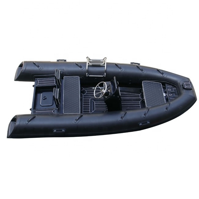 RHIB 360 Double Deep V Aluminum Hull RIB Inflatable Tender with Center Console