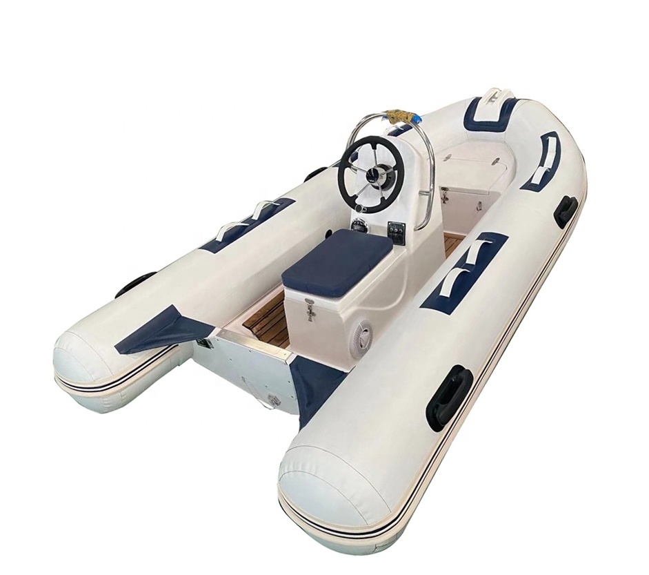 11ft PVC/Hypalon/Orca RIB 330 Fiberglass Inflatable Boat With Jocky Seat Console