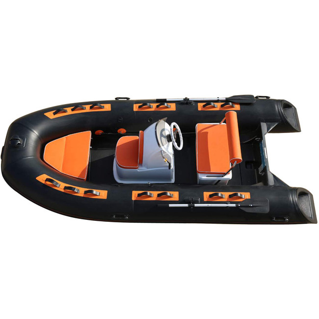 Factory High Quality 5 Person Hypalon/Orca/PVC RIB 390 Inflatable River Rafting Boat