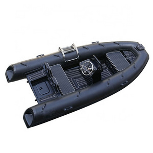 RHIB 360 Double Deep V Aluminum Hull RIB Inflatable Tender with Center Console