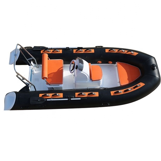 Factory High Quality 5 Person Hypalon/Orca/PVC RIB 390 Inflatable River Rafting Boat