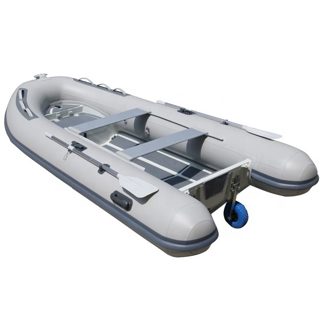 3.6M High Quality PVC/Hypalon Aluminum Inflatable Pontoon Fishing RIB Boat For Sale