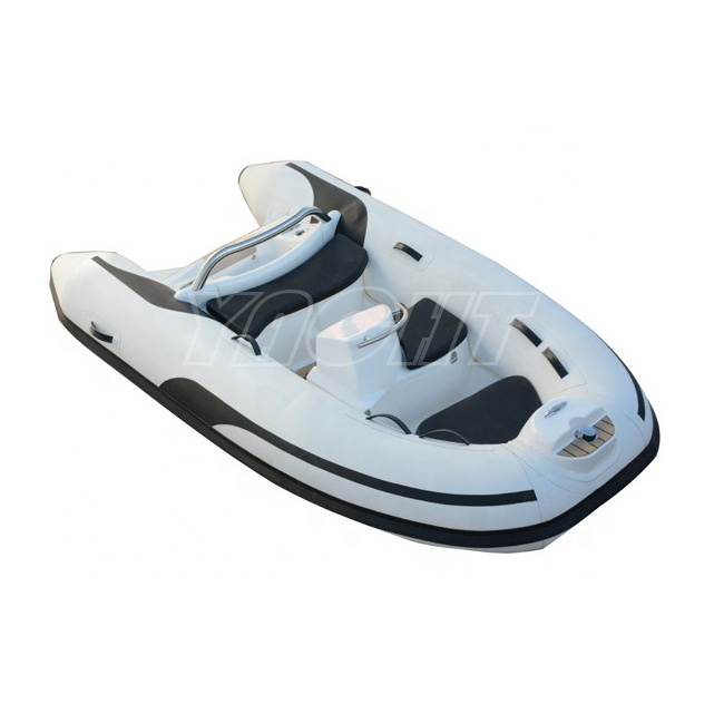 Popular Design RIB300 Fiberglass Hull Rigid Inflatable Boat With Outboard Engine