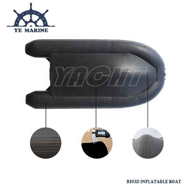 360cm Inflatable Aluminum Floor Foldable Inflatable Boats