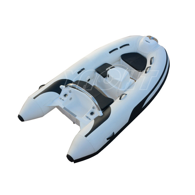 Popular Design RIB300 Fiberglass Hull Rigid Inflatable Boat With Outboard Engine