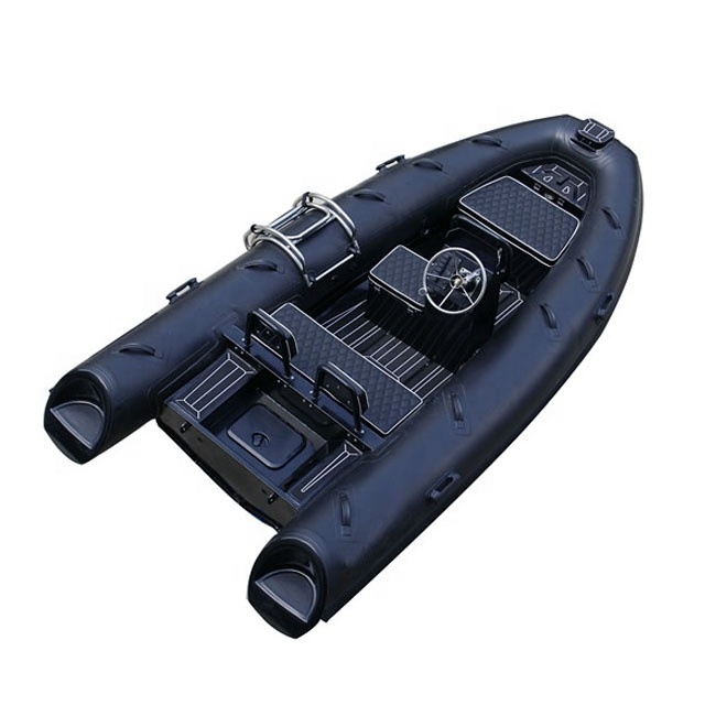 RHIB 360 Double Deep V Aluminum Hull RIB Inflatable Tender with Center Console