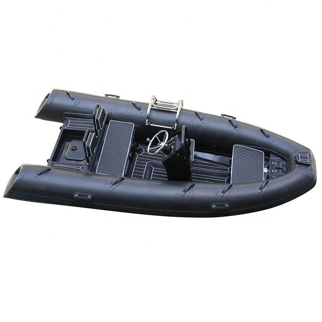 RHIB 360 Double Deep V Aluminum Hull RIB Inflatable Tender with Center Console