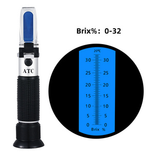 refractometer brix 0-32% Portable Hand Held Meter Brix Refractometer brix honey clinical refractometer