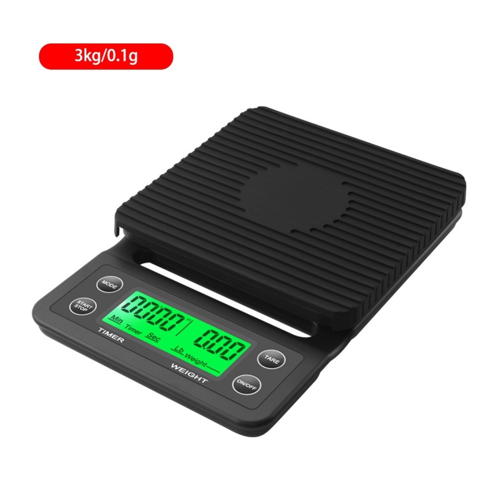 Drip Coffee Scale With Timer Portable Digital Kitchen Scale LCD Electronic Scales new balance 3kg/0.1g 5kg/0.1g