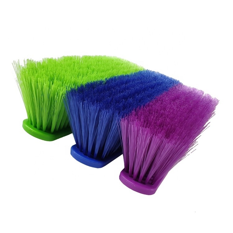 PET Low Price Household Soft Cleaning Plastic Broom Cleaning Broom Head For Wood Floors