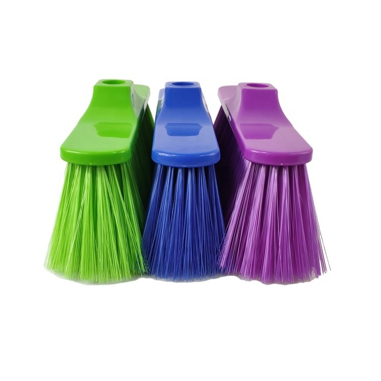 PET Low Price Household Soft Cleaning Plastic Broom Cleaning Broom Head For Wood Floors