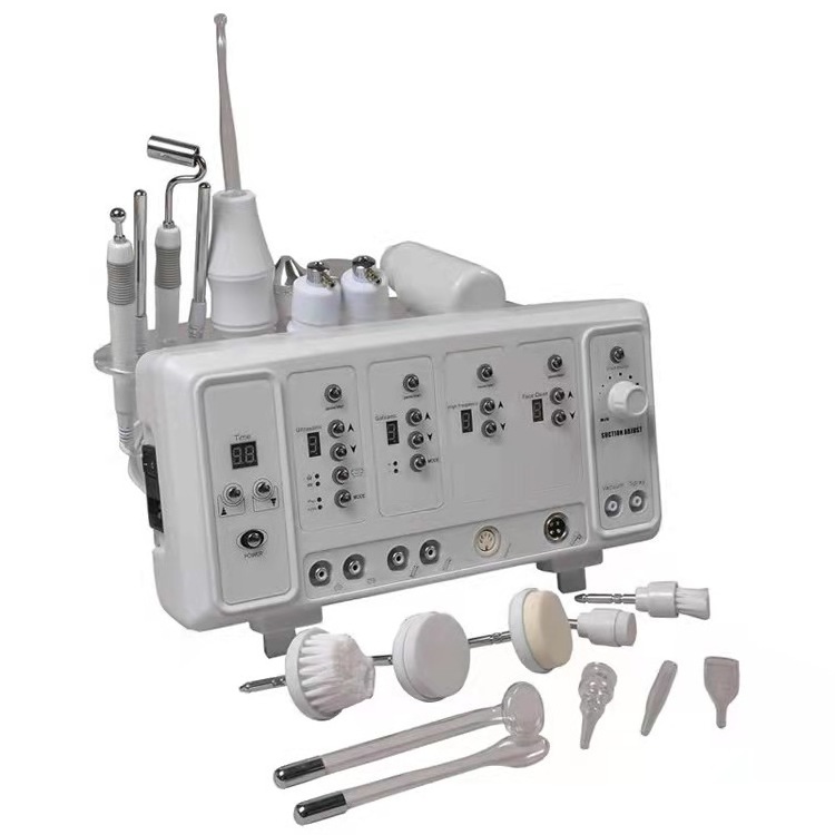 New Style Use  Galvanic High Frequency Multifunction Facial Beauty Machine 7 in 1 BIO  Equipment