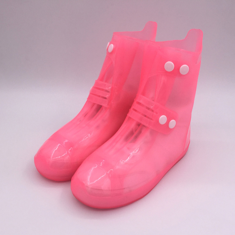 2021 fashion clear pvc transparent jelly women ankle plastic rain boots for women custom clear color boots