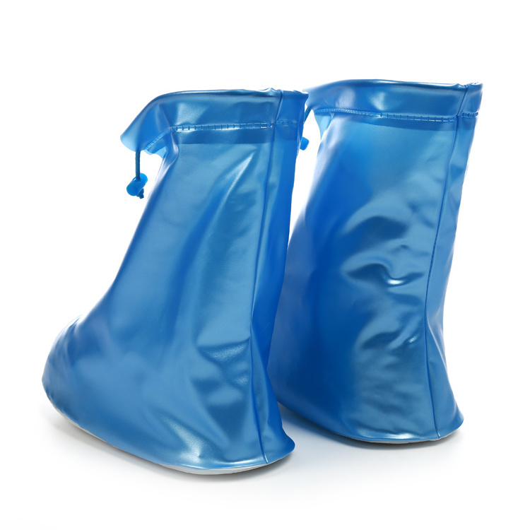 Promotional wholesale cheap PVC rain boots waterproof shoe rain protector plastic shoe covers for adults